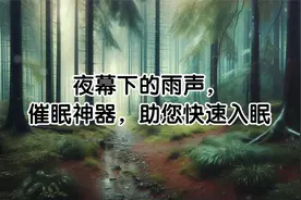 夜幕下的雨声，催眠神器，助您快速入眠视频封面