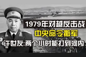1979年对越反击战，中央命令撤军，许世友：两个小时能打到河内视频封面