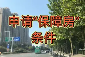 申请“保障房”的条件，来看看你符合要求吗