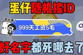 蛋仔派对：蛋仔随机摇ID！好名字都死哪去了？