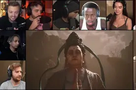 12人同屏 老外看击败黄风大圣后的剧情反应视频封面