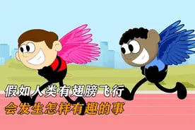 假如人类有翅膀飞行，会发生怎样有趣的事