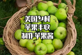 ASMR：苹果丰收的季节，一起来看看制作苹果酱的过程吧视频封面