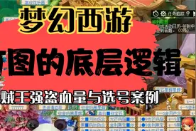 梦幻西游：新手打图攻略（2）贼王强盗血量与选号案例，打图逻辑
