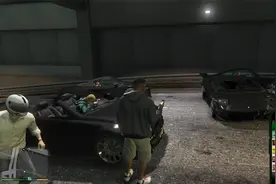 GTA5：夜晚开兰博基尼去炸隧道，结果发生车祸人都被打了