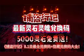 《捕盗行记》新手攻略及5000灵石兑换码一分钱不要，免费送~