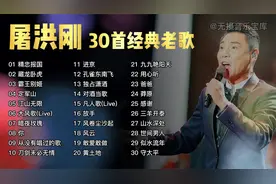 30首屠洪刚精选歌曲合集，经典音乐无损音质怀旧金曲，收藏慢慢听