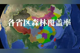 我国各省区，森林覆盖率排行榜，东部省份与西部省份差异巨大视频封面
