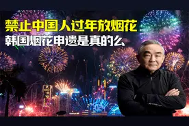 谁的胆子这么大？禁止中国人过年放烟花？韩国烟花申遗是真的么？视频封面