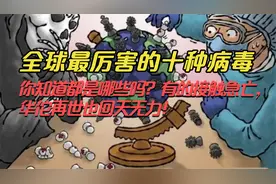 全球最厉害的十种病毒，你知道都是哪些吗？视频封面