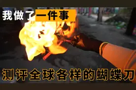我做了一件事，测评全球各种类别的蝴蝶刀！