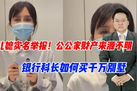 前儿媳实名举报！公公家财产来源不明，银行科长如何买千万别墅视频封面