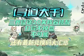《寻道大千》三界征途20关阵容搭配！打你不掉血？不可能！视频封面