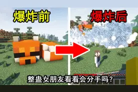 我的世界：整蛊女朋友！让女朋友哭！视频封面