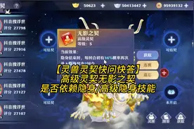 高级灵契无影之契是否依赖隐身高级隐身技能视频封面