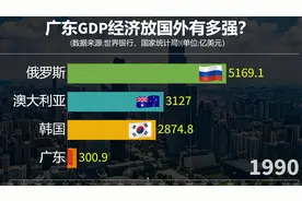 广东经济放国外有多强？看广东与韩国俄罗澳大利亚GDP对比视频封面