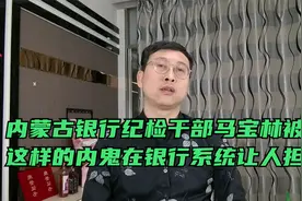 内蒙古银行纪检干部马宝林被查，这样的内鬼在银行系统让人担忧视频封面
