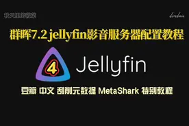 群晖jellyfin4海报墙、演员表 豆瓣中文刮削元数据 MetaShark教程视频封面
