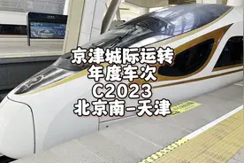 京津城际年度车次C2023 错过机破小王子 北京南-天津（11月6日）视频封面