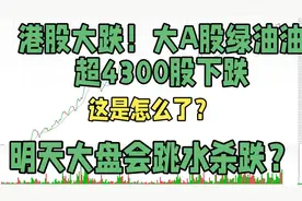 港股大跌真相揭秘：做空力量再现，A股硬扛博弈加剧视频封面