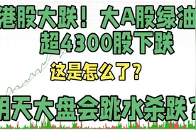 港股大跌真相揭秘：做空力量再现，A股硬扛博弈加剧视频封面
