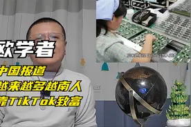 欧学者：中国报道越来越多越南人靠TikTok致富视频封面