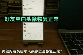 微信好友灰白小人头像怎么恢复正常 好友头像从空白又显示出来了视频封面