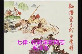 诗词朗诵 七律三打白骨精重温伟大领袖毛主席诗词 金猴奋起千钧棒视频封面