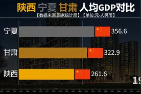 陕甘宁发展速度！陕西宁夏甘肃人均GDP对比视频封面