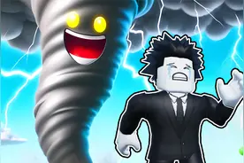 我从一个小龙卷风成长为一个破坏城市的超级龙卷风！ROBLOX视频封面
