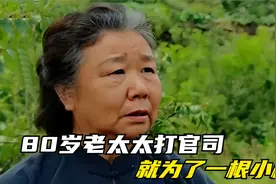 80岁老太太打官司，就为了一根小树枝，这样的老人你敢惹吗？影视视频封面