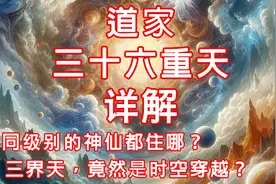 道家三十六重天詳解：不同級別的神仙都住哪？三界竟是時空穿越？