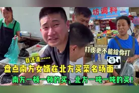 南方女婿在北方买菜名场面：南方一顿一顿买，北方一吨一吨买！视频封面