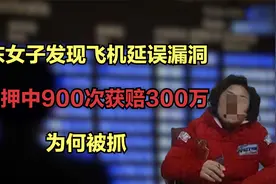山东女子发现飞机延误漏洞，5年押中900次获赔300万，为何被抓?视频封面