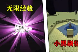 我的世界:末影人刷怪塔，新人必学，无限经验！