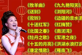 16首经典民歌大联唱<牧羊曲><送别><驼铃><十送红军><北国之春>视频封面