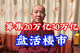 让国家筹集，20万亿30万亿，盘活楼市，凭什么呀。视频封面