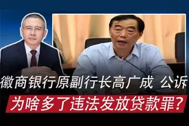 被查者（593）徽商银行原副行长高广成：多了个违法发放贷款罪？视频封面