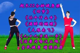 健身操《旧梦》《酒醉的蝴蝶》《大雁南飞》《九十九步退一步》视频封面