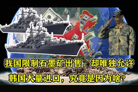 我国限制石墨矿出售，却唯独允许韩国大量进口，究竟是因为啥？视频封面