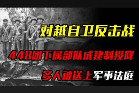 对越自卫反击战，448团下属部队成建制投降，多人被送上军事法庭视频封面