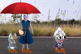 启蒙早教玩具视频：雨水里有灰尘和细菌，小迪迦奥特曼淋了雨头痒视频封面