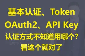 【IT老齐561】基本认证、Token、OAuth2、API Key四种认证对比
