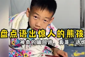 盘点语出惊人的熊孩子，神奇的脑回路，真是一语惊人！视频封面