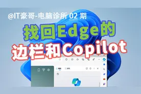 教程 | Edge侧边栏、Copilot图标都不见了，怎么找回？