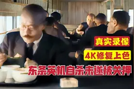 侵华战犯东条英机自杀未遂被关押真实录像，众多甲级战犯出镜视频封面