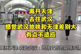 离开天津，去往武汉，感觉武汉地铁和天津差别大，有点不适应