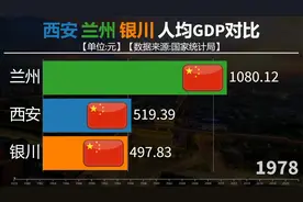 西安兰州银川人均GDP对比，陕甘宁省会是发展更好？视频封面