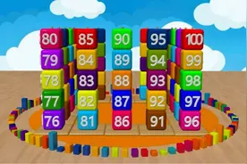 益智儿童动画，学习从1数到100，看谁做的最好视频封面