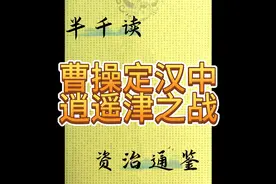 454曹操定汉中逍遥津之战&读资治通鉴视频封面